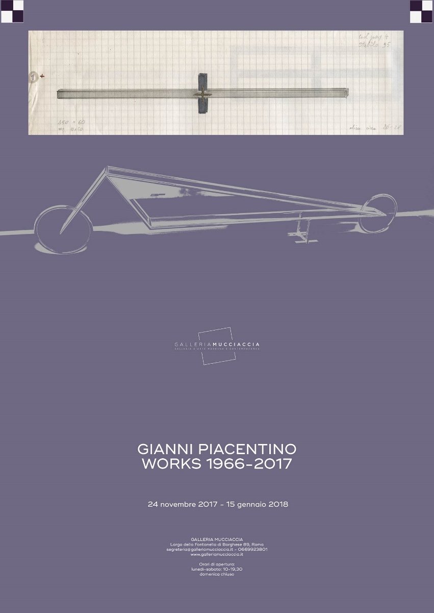 Gianni Piacentino - Works 1966-2017